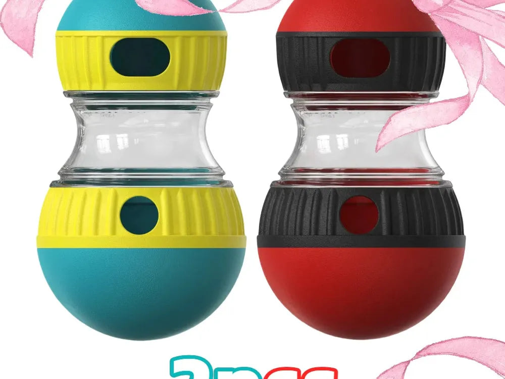 Pet Dog Treat Dispenser Toy for Small Medium Large Dogs Interactive Leaking Food Toy Adjustable Slow Feeder Training Beagle Cat