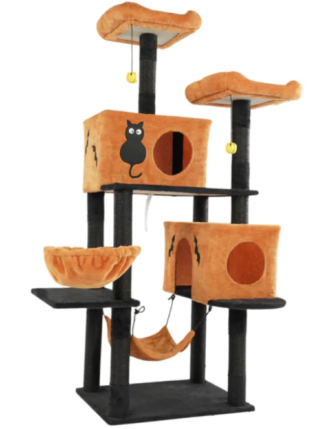 Spooky Paws Cat Tower – Halloween Fun for Felines