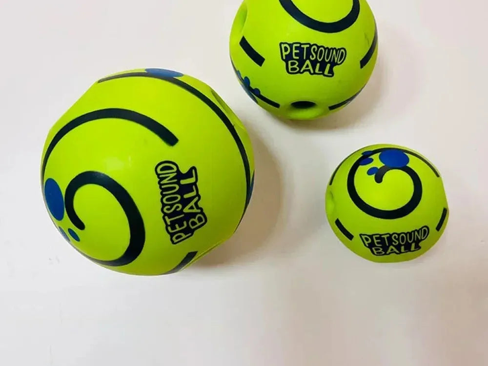 Glow & Giggle Interactive Dog Ball – Durable Rolling Play for Pets