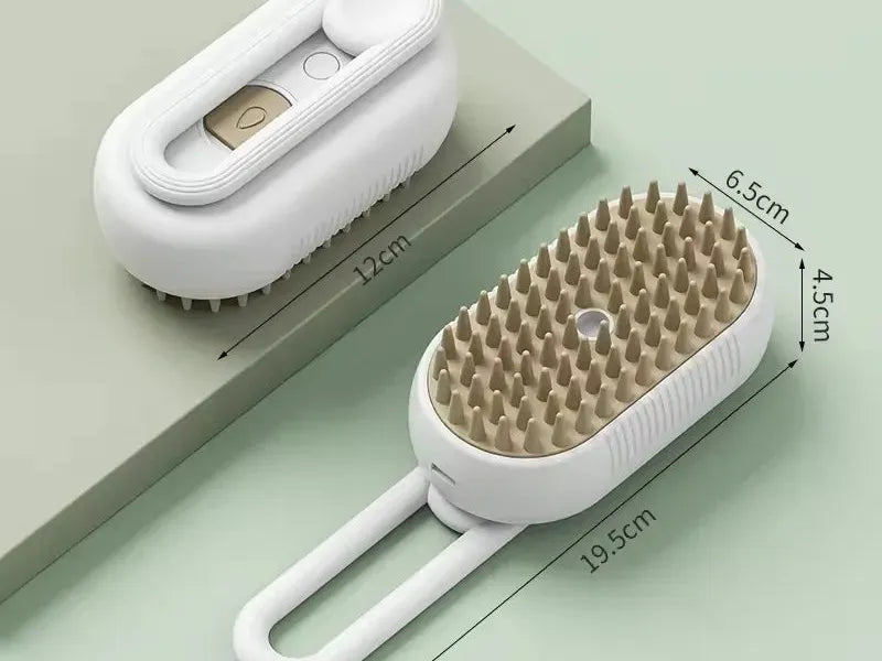 3-in-1 Electric Pet Cleaning Brush – Grooming & Massage Comb for Dogs & Cats