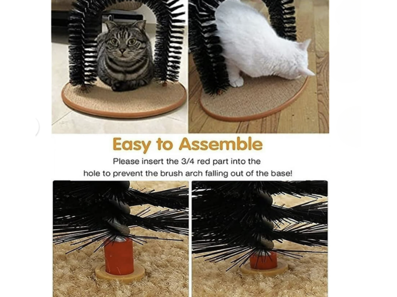 Feline Arch Self-Groomer Deluxe – Cat Shedding & Grooming Tool