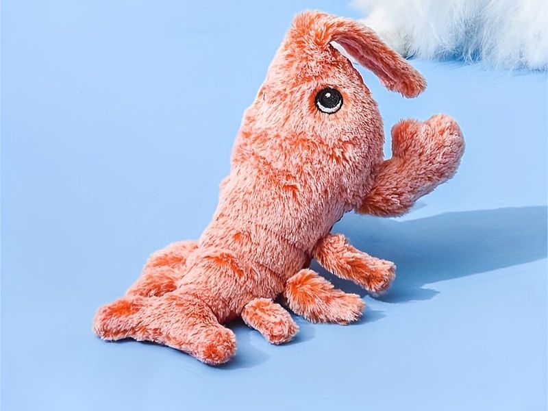 Pet Gravity Shrimp Plush USB Toy