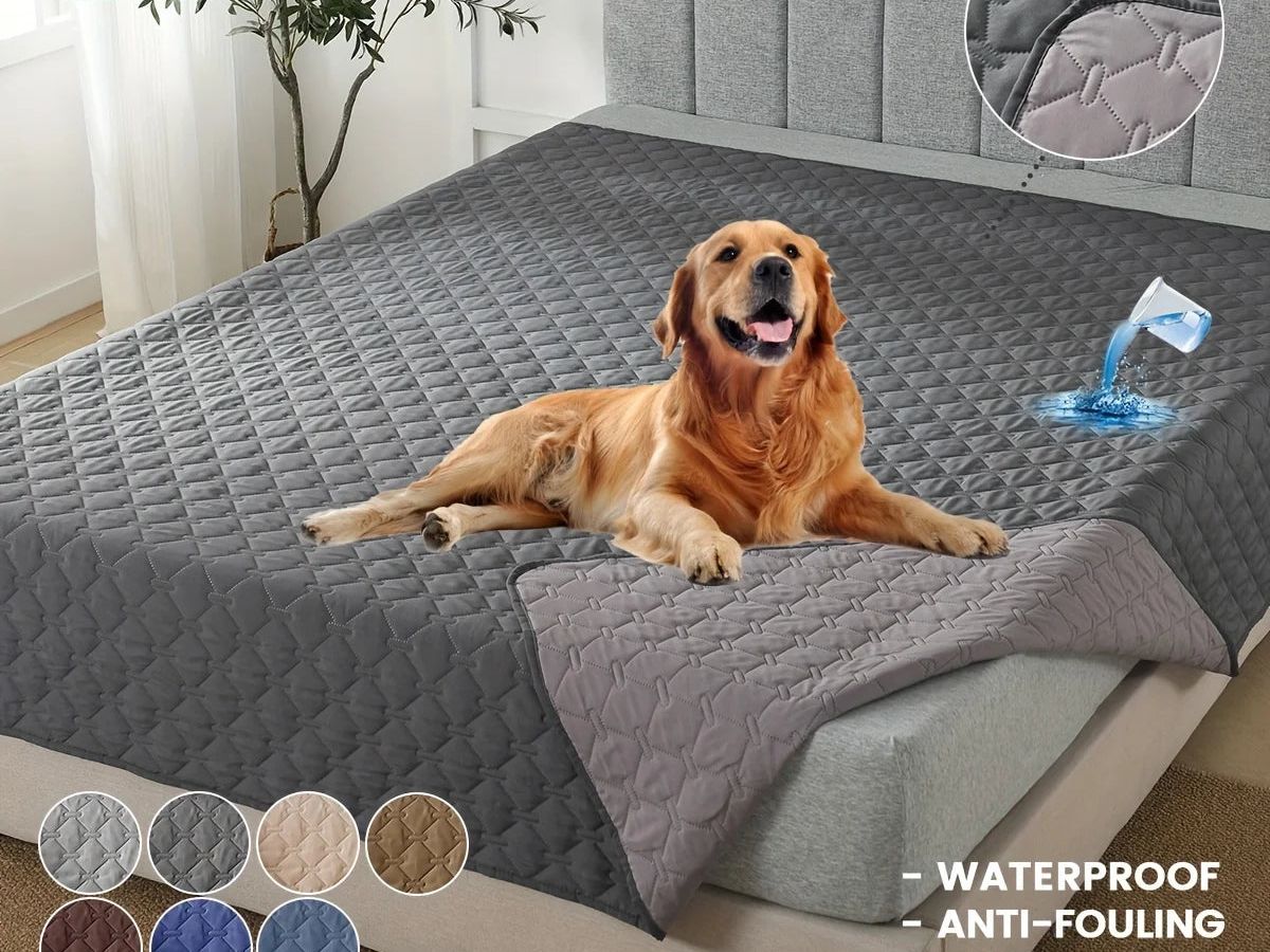 Double-Sided ANTI-LEAKAGE Dog Bed Cover 
