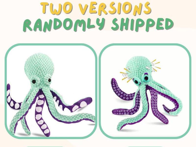 Octopus Shaped Pet Plush Toy, Interactive Chew Plush Toy, Pet Entertainment Supplies