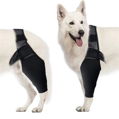 Dog Leg Support Protector, Front and Rear Leg Adjustment, Fixed Strap, Knee Brace for Injuries, Leg Protector for Dogs