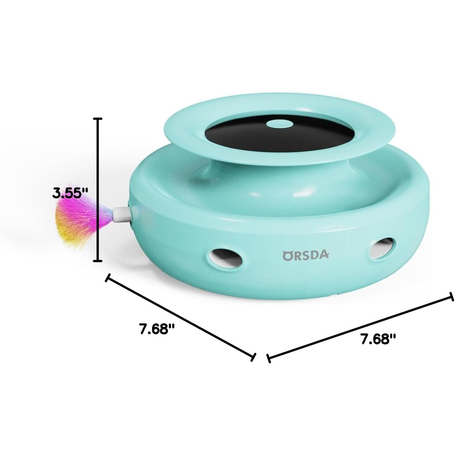 2-in-1 Interactive Cat Toys for Indoor Use - Automatic Toy Balls and Mice with Ambush Feather Attachments, Dual Power Supply, Adjustable Speed, and Auto On/Off Functionality
