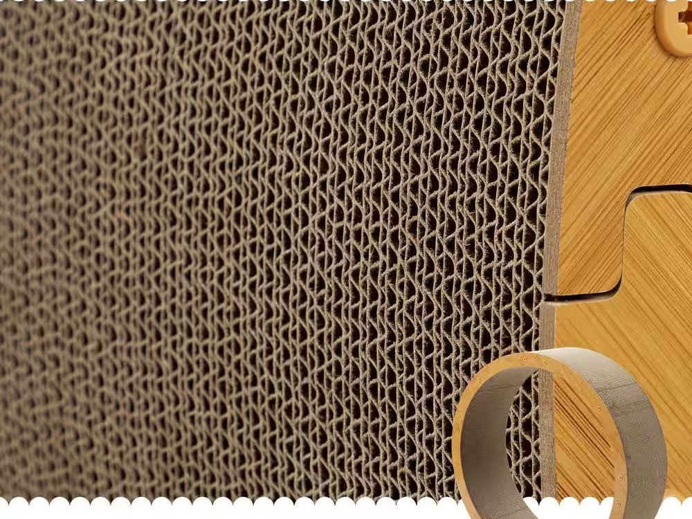 Cat Treadmill Exercise Wheel Corrugated Cat Scratcher, Large