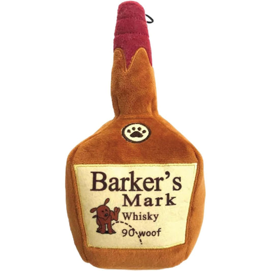 Power Plush Squeaky Dog Toy with Squeaker - Soft Stuffed Animal for Indoor Play and Fetch - Suitable for Small, Medium, and Large Dogs - Barker's Mark, Large
