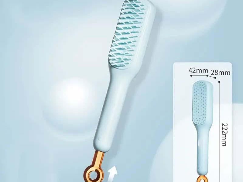 Easy Cleaning Pet Comb Brush (Gookka) Foaming Hair Brush for Soap,Pet Grooming Brush for Cats and Dogs Self-Cleaning Pet