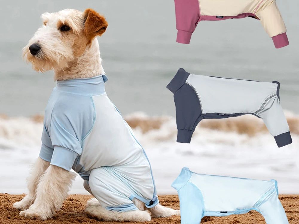 Summer Cooling Dog Vest Shirt UPF50+ Sun Protection Dog Jumpsuit Fast Drying Dirt-Proof Summer Dog Clothing Soft Outdoor Overall