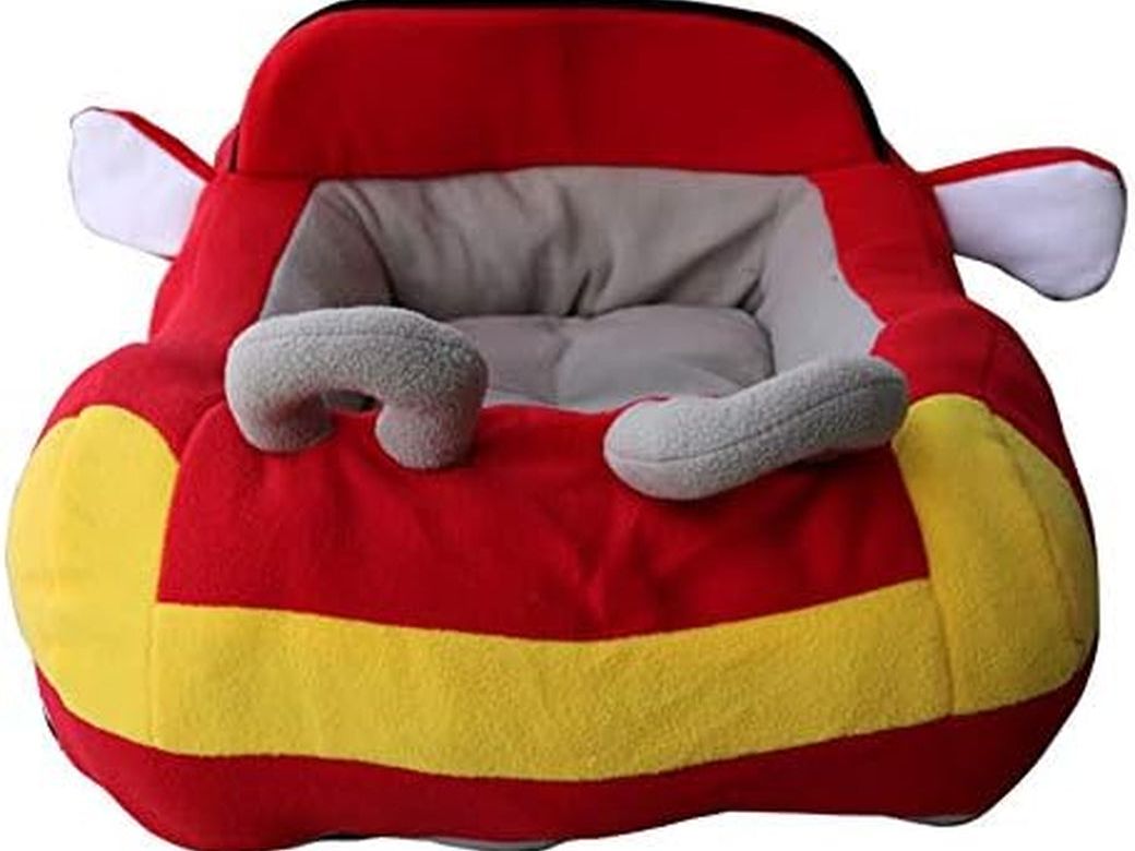 Luxury Car-Shaped Pet Bed - Durable Soft Cushion for Dogs and Cats, Ideal for Teddy, Chihuahua, and Kittens
