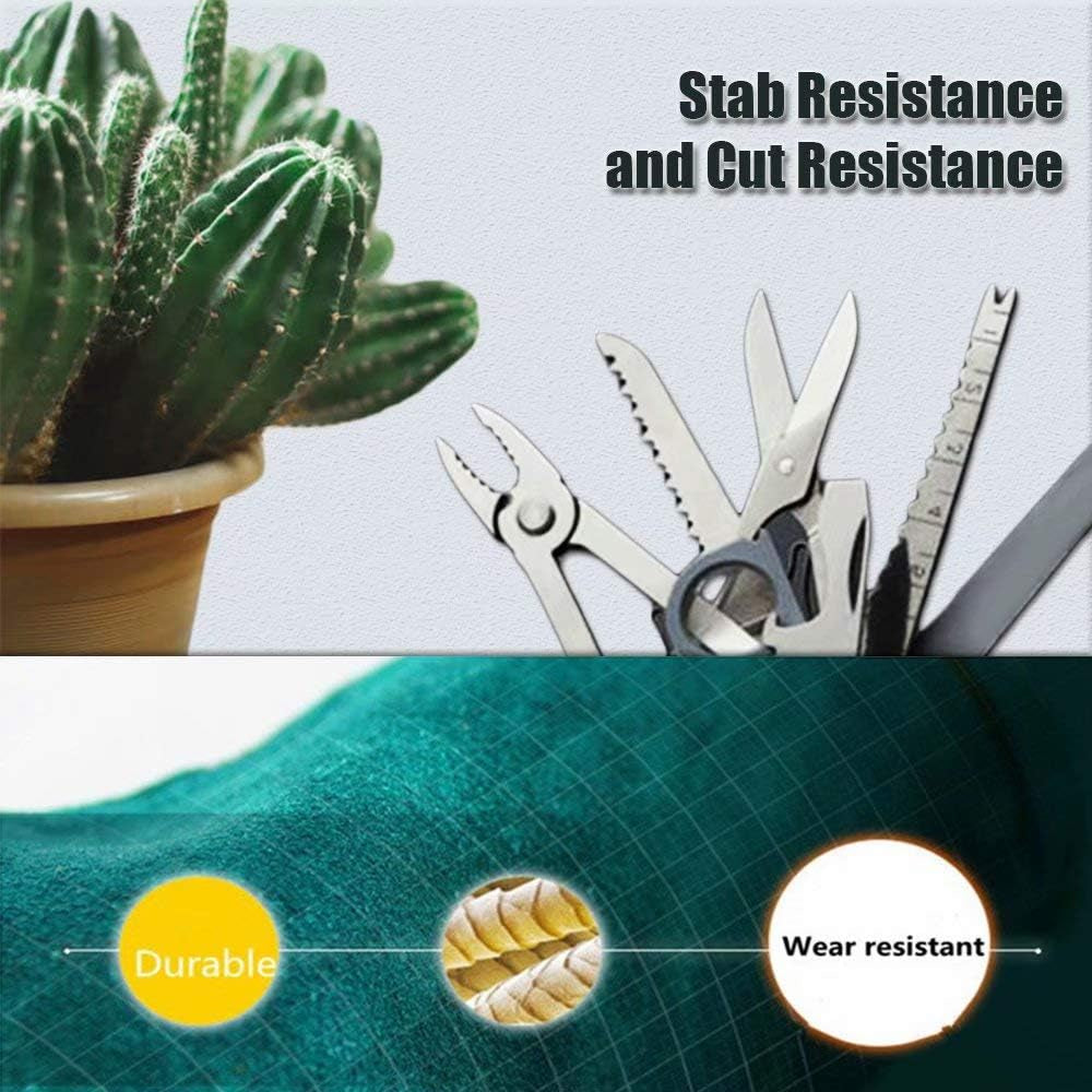 Professional Animal Handling Gloves for Protection Against Bites and Scratches - Suitable for Dogs, Cats, Birds, and Parrots (Green)