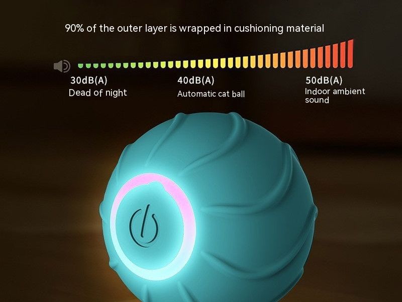 Smart Cat Toys Rolling Ball Pet Cat Owner Interactive Pets Toys Automatic Bouncing Ball USB Self Hi Teasing Kittens Jumping Ball