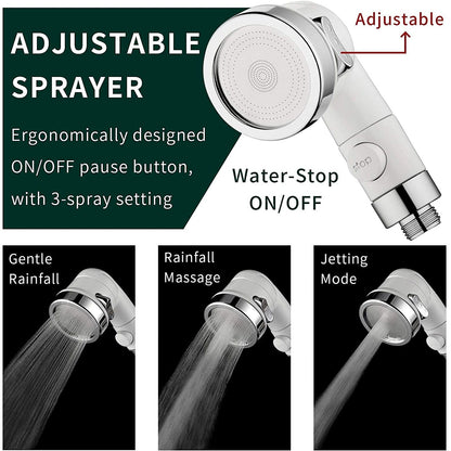Sink Faucet Sprayer Attachment - Versatile Shower Head for Tub Faucets, Ideal for Dog Bathing and Multi-Purpose Use in Laundry, Bathroom, and Kitchen