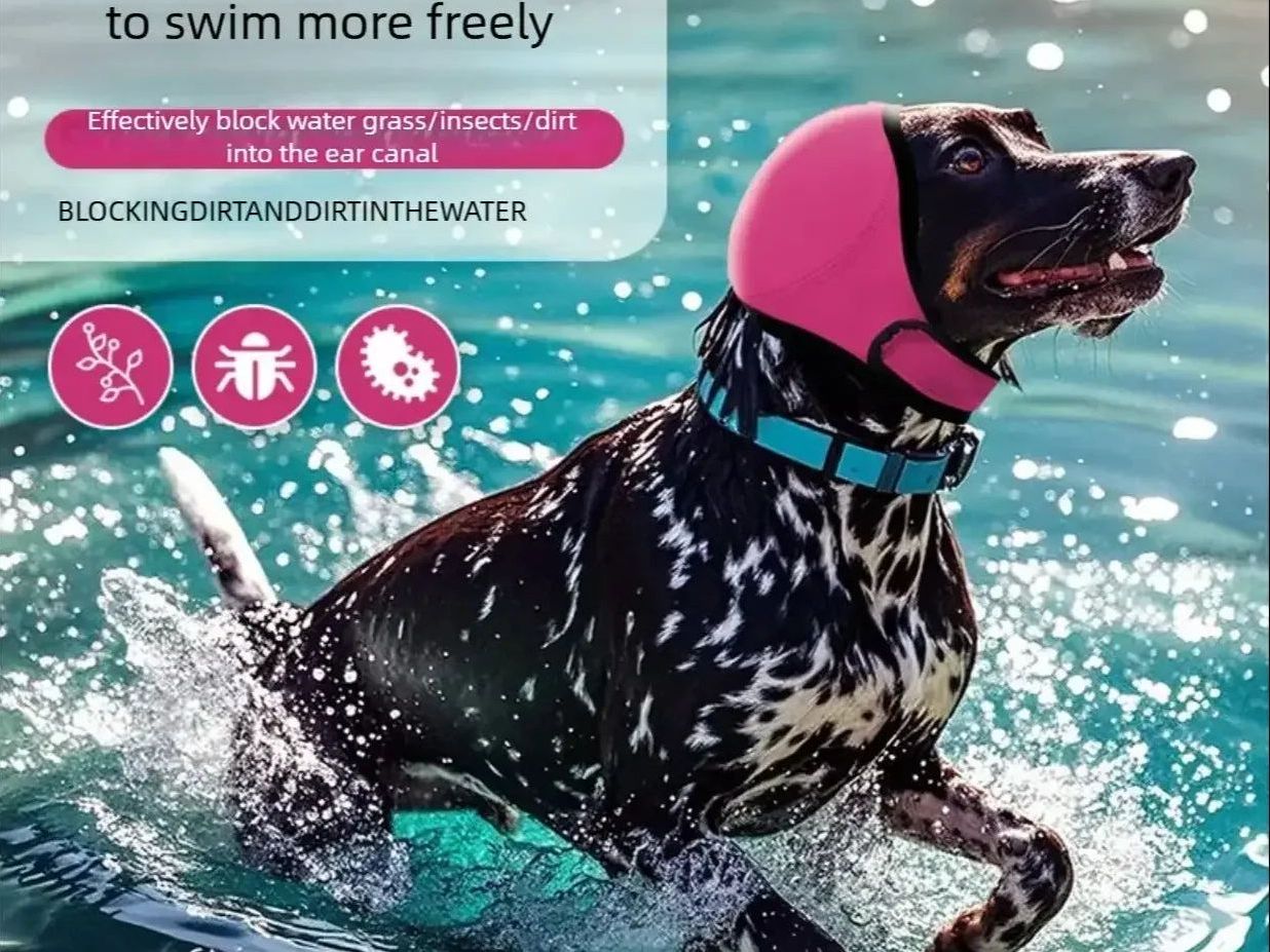 Dog Calming Headgear Prevent Fright Dog Neck Guard Dog Headgear Soothing Emotions Lightning-Proof Dog