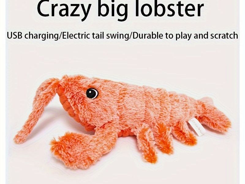 Pet Gravity Shrimp Plush USB Toy