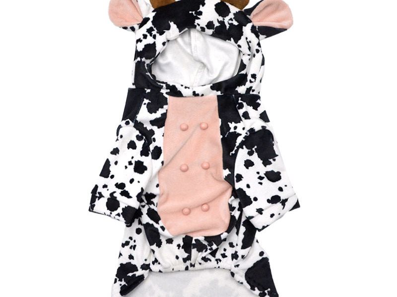 Cow Shape Pet Supplies Creative Dog Clothes