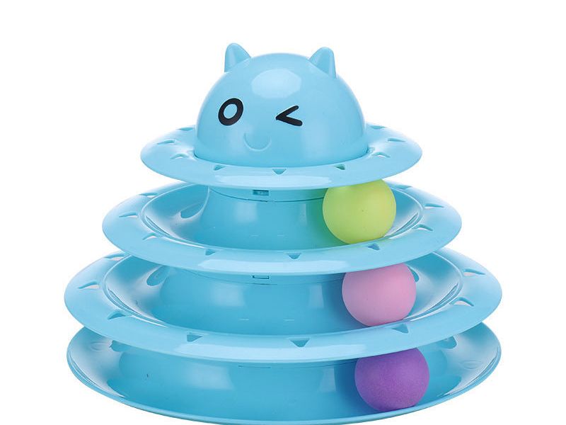 Color Cat Toy Cat Toy Three-Layer Round