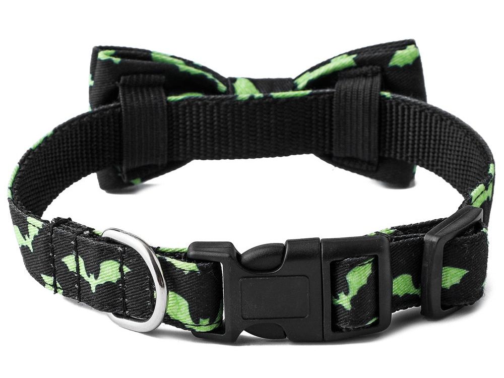 Skull Bat Accessories Pet Leash Collar