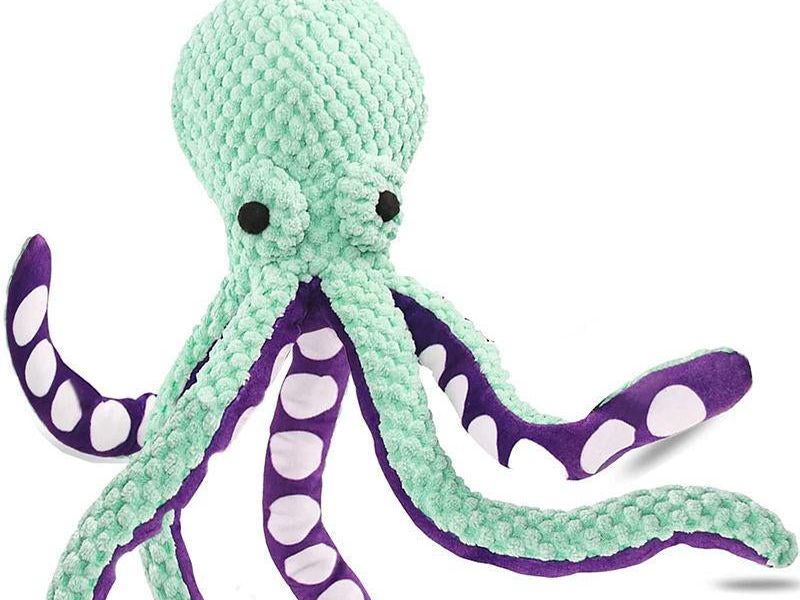 Octopus Shaped Pet Plush Toy, Interactive Chew Plush Toy, Pet Entertainment Supplies