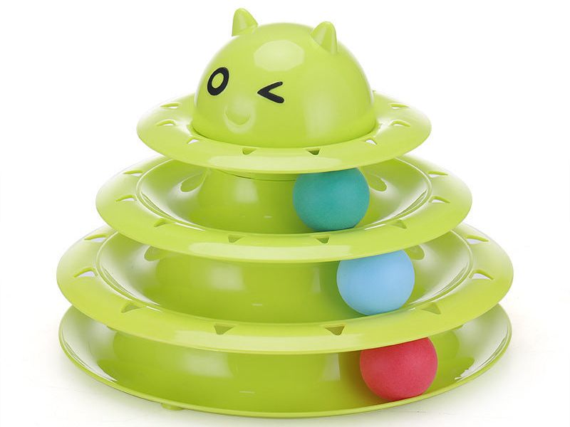 Color Cat Toy Cat Toy Three-Layer Round