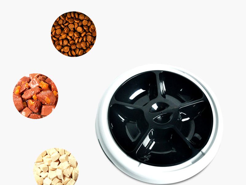 Automatic Intelligent Turntable Pet Feeder Electric Voice Prompt Unmanned Feeding Machine