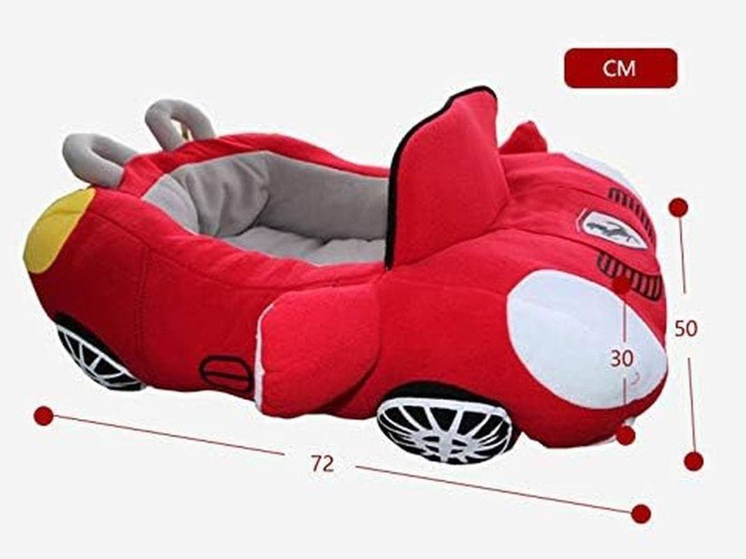 Luxury Car-Shaped Pet Bed - Durable Soft Cushion for Dogs and Cats, Ideal for Teddy, Chihuahua, and Kittens