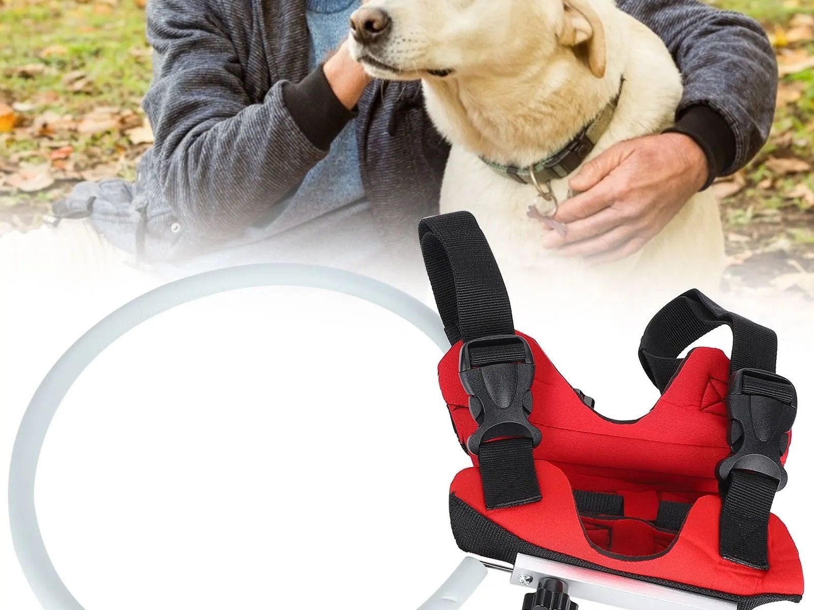 Blind Dog Anti‑Collision MYFZ02 Blind Pet Anticollision Animal Dog Protective Harness Vest