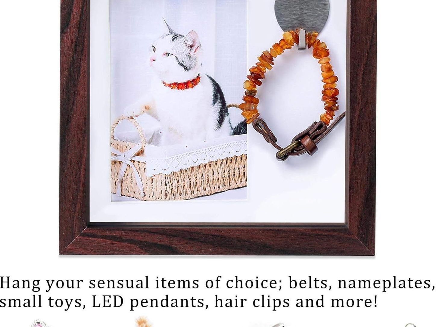 Mahogany Pet Memorial Picture Frame - Sentimental Tribute for Dog and Cat Loss, Keepsake Frame for Remembrance and Sympathy Gifts